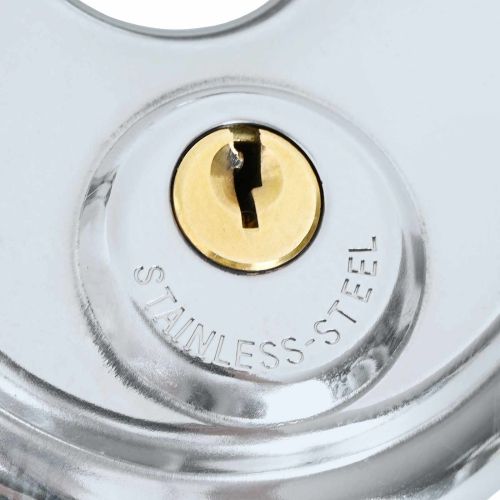 Заключващи катинари с ключове 12 pcs Сребрист 8 x 2.8 x 8 см