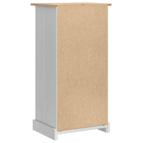 Нощно шкафче Corona Бяло 53 x 39 x 103 cm Солидно борово дърво