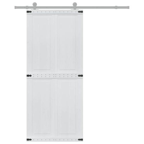 Врата за плевня CORONA 90 x 210 cm Масивна борова дървесина