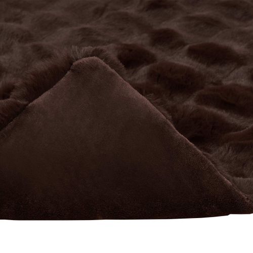 Анти-слип изкуствено одеяло от заешка козина Olite 4 бр.