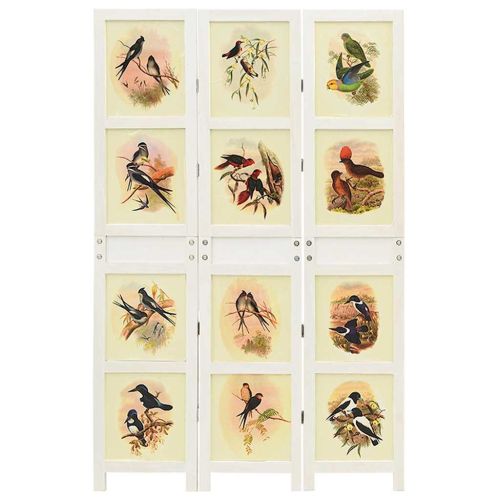 Ромdivider панел Бяло 106 x 165 см МДФ