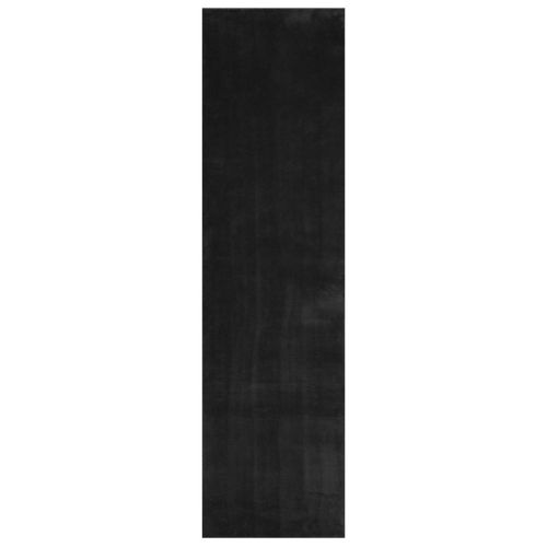 Килим с среден косъм, мек и подходящ за пране HUARTE Черен