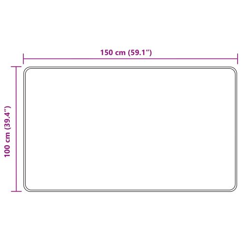 Каса за килим MARSA Бежово 100 x 150 cm Полиестер и PVC