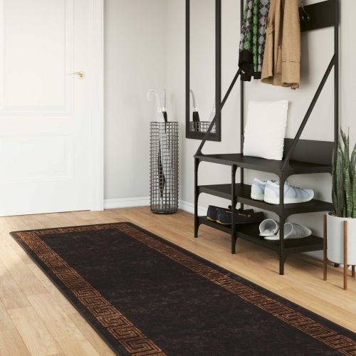 Каса за килим MARSA Черен 100 x 400 cm Полиестер и PVC