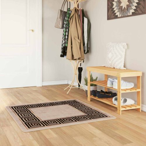 Каса за килим MARSA Черен 100 x 100 cm Полиестер и PVC