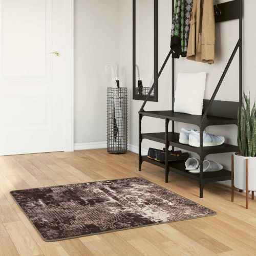 Каса за килим MARSA Черен 100 x 100 cm Полиестер и PVC