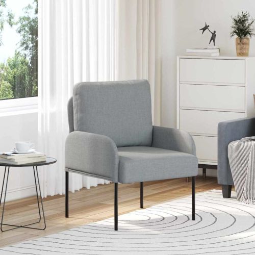 Дивани с възглавница 55cm Светлосиво Шперплат