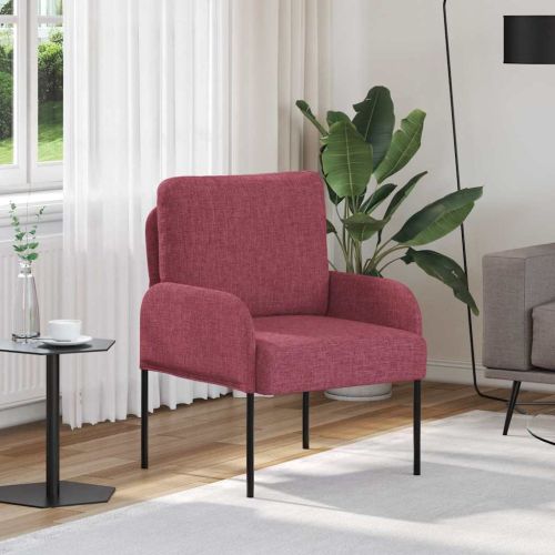 Дивани с възглавница 55cm Виненочервен Шперплат