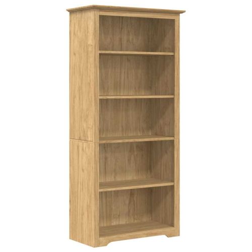 Библиотека BODO Меден кафяв 82 x 40 x 173 см Инженерно дърво