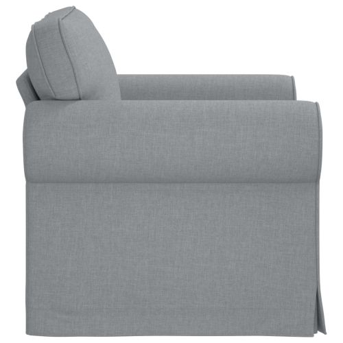 Диван Светлосиво 95 x 82 x 80 см текстил