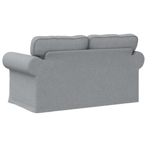 Диван Светлосиво 155 x 82 x 80 см текстил