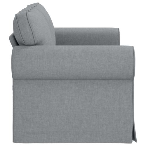 Диван Светлосиво 155 x 82 x 80 см текстил