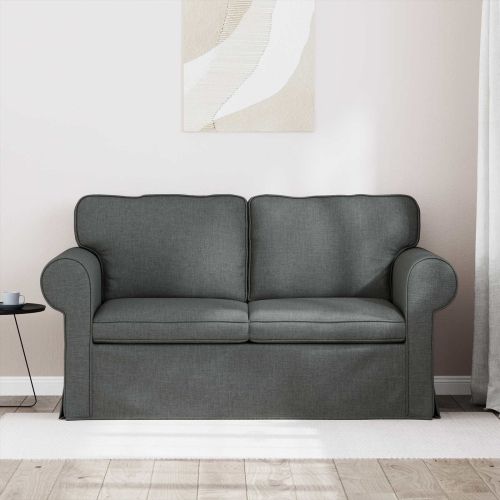 Диван Тъмен сив 155 x 82 x 80 см текстил