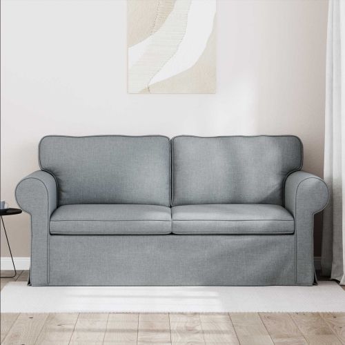 Диван Светлосиво 175 x 82 x 80 см текстил