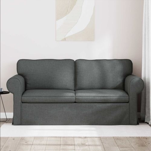 Диван Тъмен сив 175 x 82 x 80 см текстил