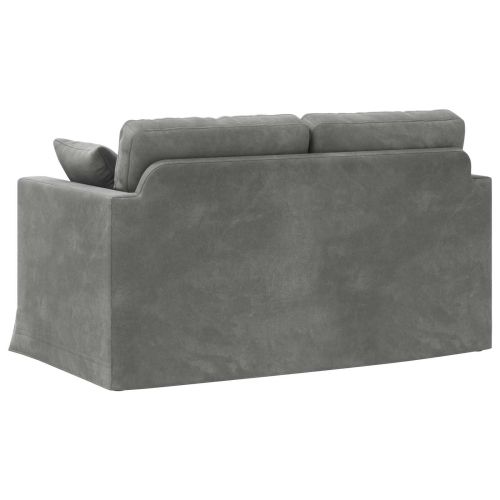 Диван Тъмен сив 138 x 78 x 80 см Кадифе