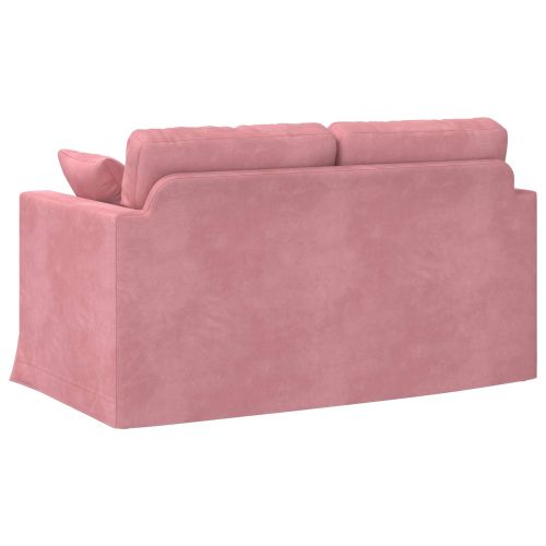 Диван Розово 138 x 78 x 80 см Кадифе