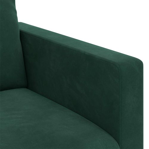 Диван Тъмен зелен 158 x 78 x 80 см Кадифе