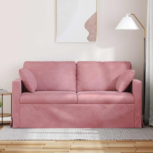 Диван Розово 158 x 78 x 80 см Кадифе