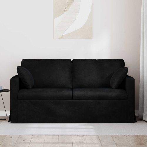 Диван Черно 158 x 78 x 80 см Кадифе