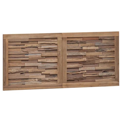 Облегалка за глава Естествен 120 cm Солидно тиково дърво