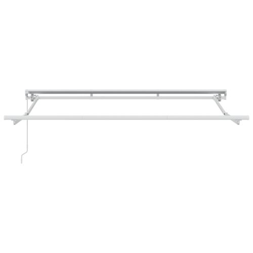 Ръчно навесна рамка Регулирума Бял 3 x 2,5 m Стомана