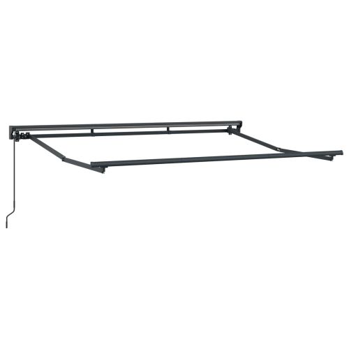 Ръчно навесна рамка Регулирума Антрацит 3,5 x 2 m Стомана