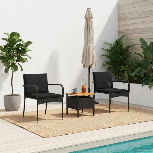 Градински комплект с възглавница стомана