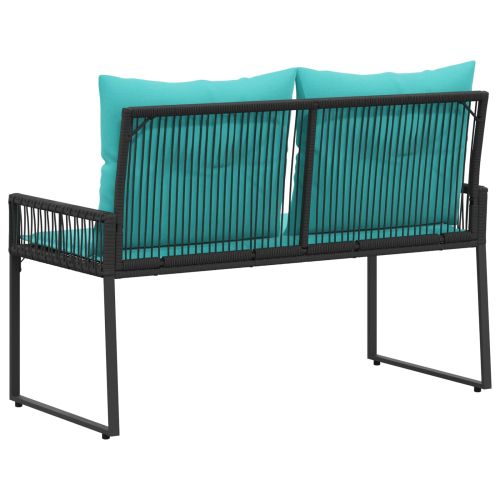 Външна пейка 2 -Seater 4 бр. 110 x 59 x 82 см полиратан