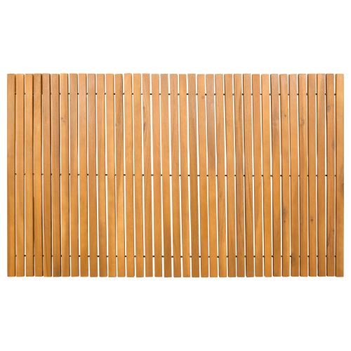 Постелка за баня Кафяво 100 x 60 cm Солидно акациево дърво