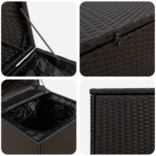 Кутия за възглавници 55 x 55 x 69 см стомана