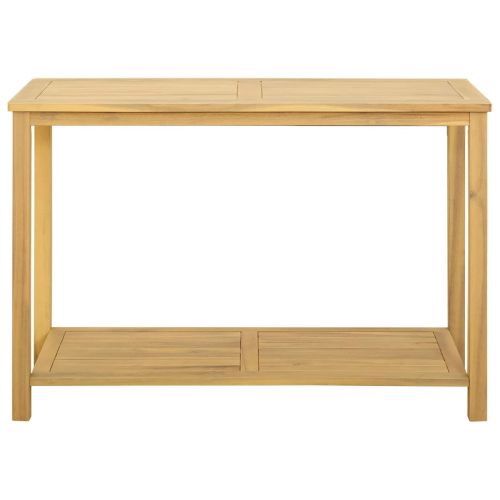 Градинска конзолна маса Светъл акация 110 x 40 x 75 cm