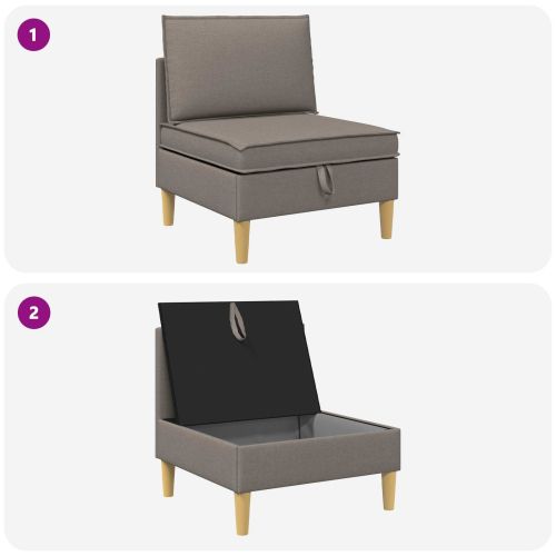 Диван с хранилище Текстил