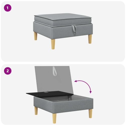 Табуретка с място за съхранение