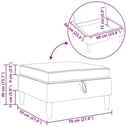 Табуретка с място за съхранение