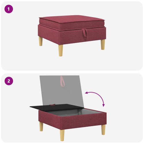 Табуретка с място за съхранение