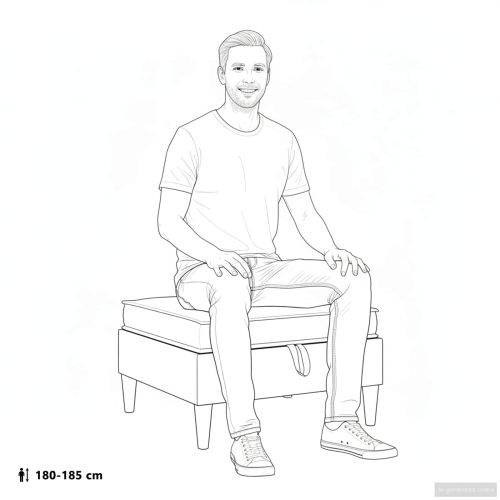 Табуретка с място за съхранение