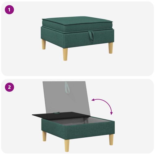 Табуретка с място за съхранение