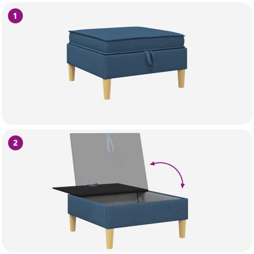 Табуретка с място за съхранение