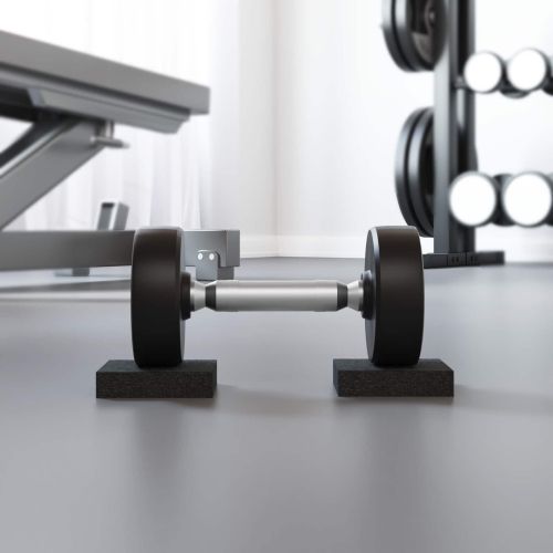 Подложка от гумена гранулат Черен 9 x 9 x 2 см Каучук