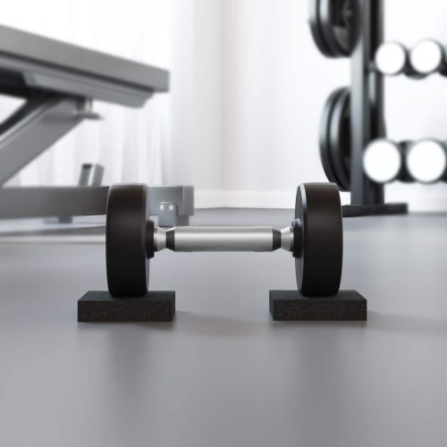 Подложка от гумена гранулат Черен 6 x 9 x 2 см Каучук