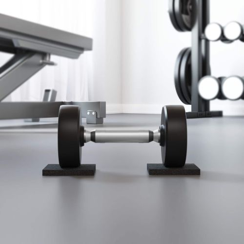 Подложка от гумена гранулат Черен 9 x 9 x 1 см Каучук