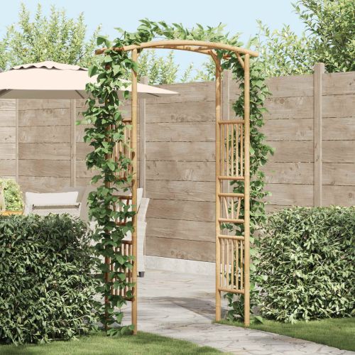 Градинска арка Естествен 110 x 40 x 205 см Бамбук
