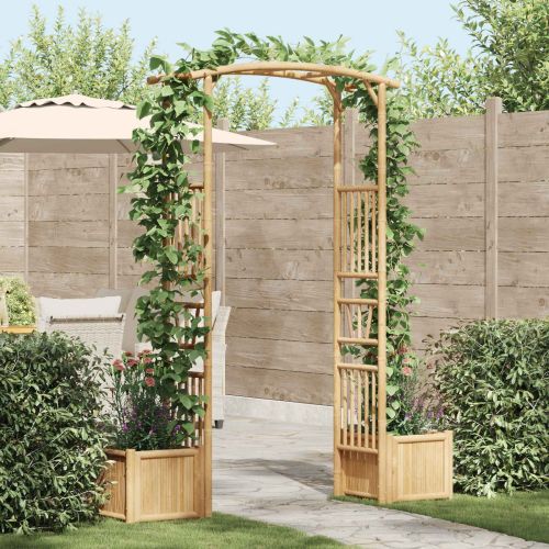 Градинска арка Естествен 177 x 40 x 205 см Бамбук