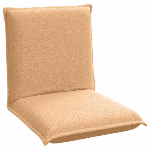 Подово кресло Бежово 54 x 64 x 59 см Вълнена тъкан