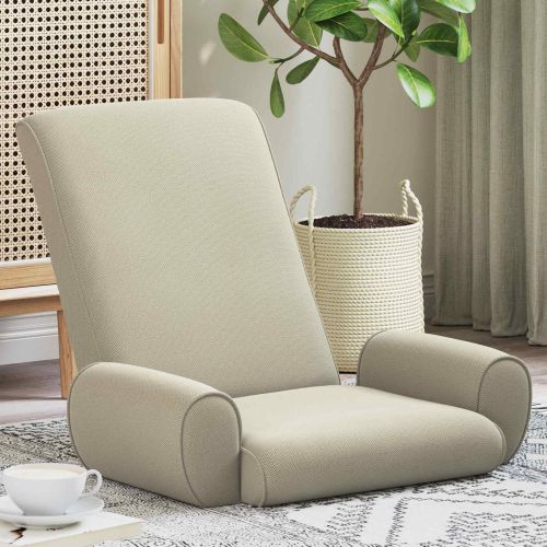 Подово кресло Пясък 68 x 51 x 56 см Гранчест велур