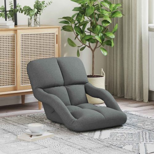 Регулируем подов стол Тъмносиво 58 x 62 x 58 см Текстил