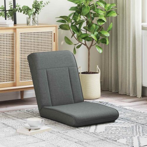 Подово кресло Тъмен сив 50 x 73 x 60 см текстил