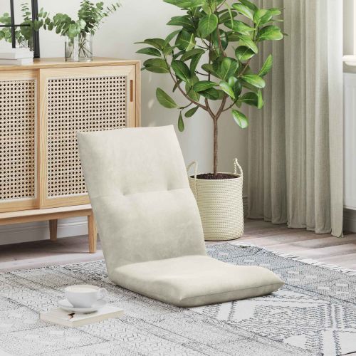 Подово кресло Крем 46 x 50 x 61 см Кадифе