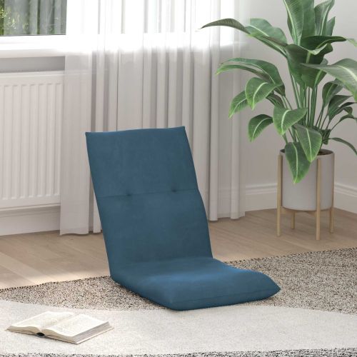 Подово кресло Синьо 46 x 50 x 61 см Кадифе